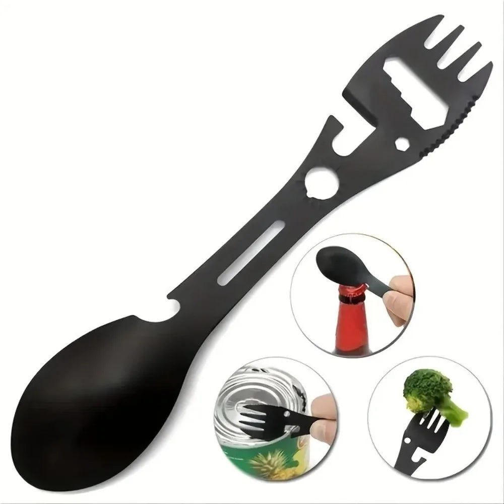 Portable 6-in-1 Stainless Steel Camping Utensil Set - Halri