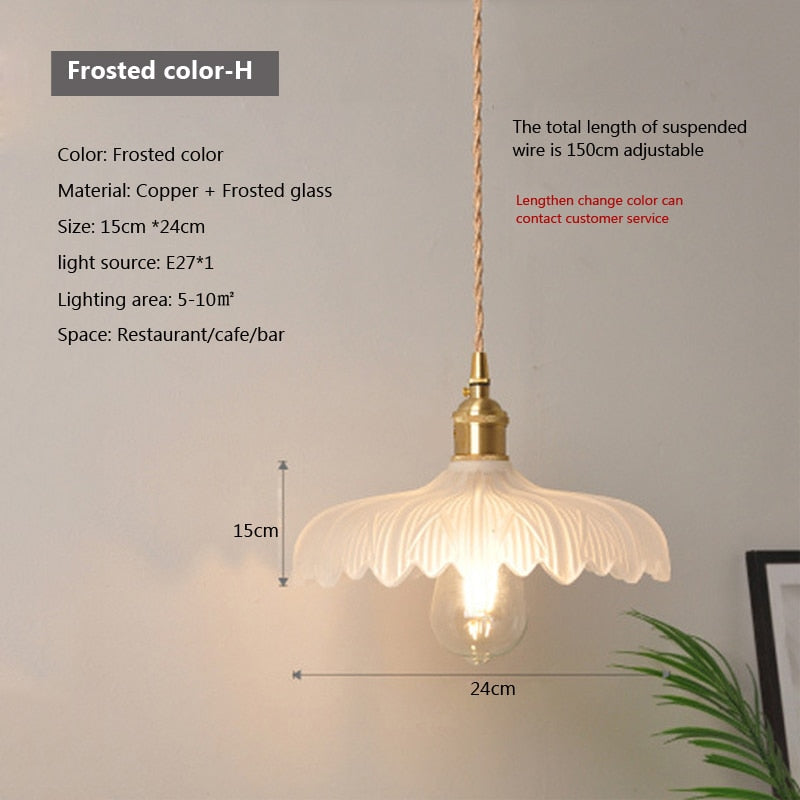 Clear Glass Modern Pendant Light