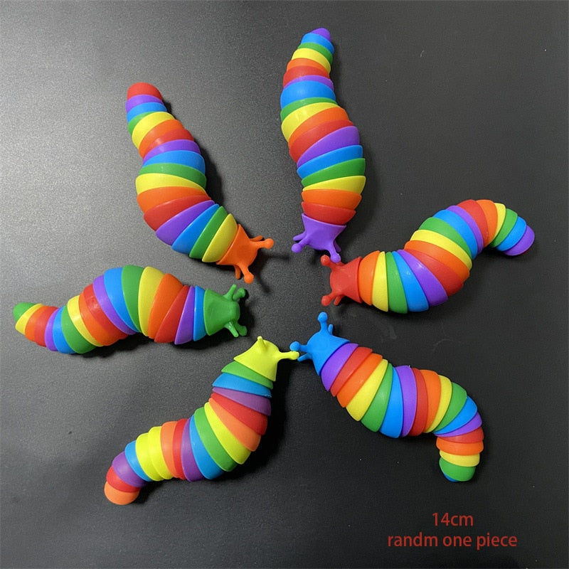 Colorful Snail Fidget Toy for Kids Relaxation - Halri
