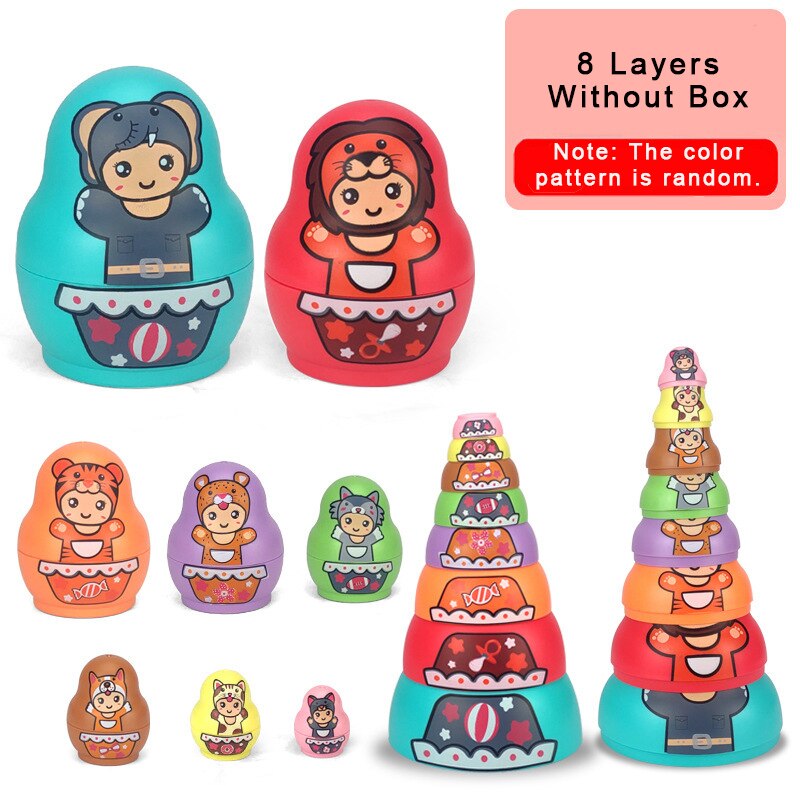 Fun Wooden Russian Nesting Dolls