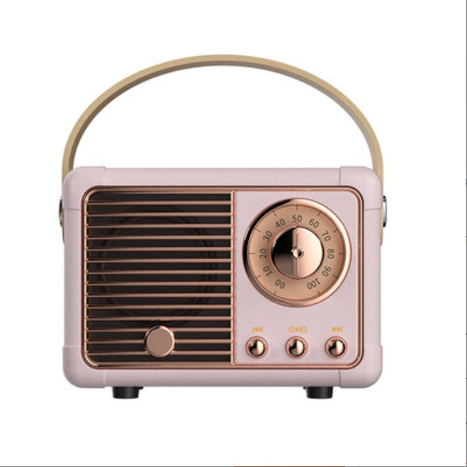 Compact Vintage Bluetooth Music Speaker