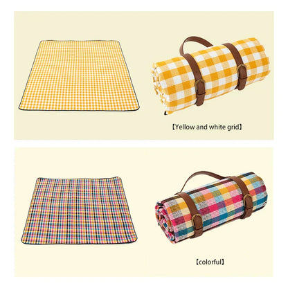 Waterproof Folding Camping Blanket with Handle Strap