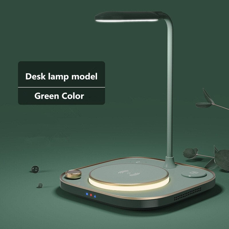Bright Wireless Charging Lamp with LED Light