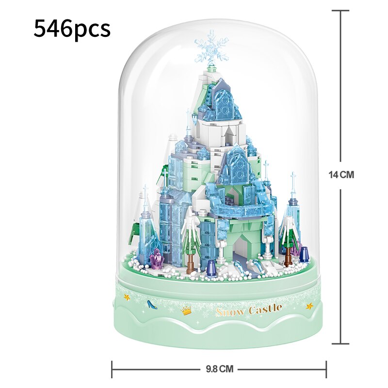 Colorful Castle Musical Jewelry Box - Halri