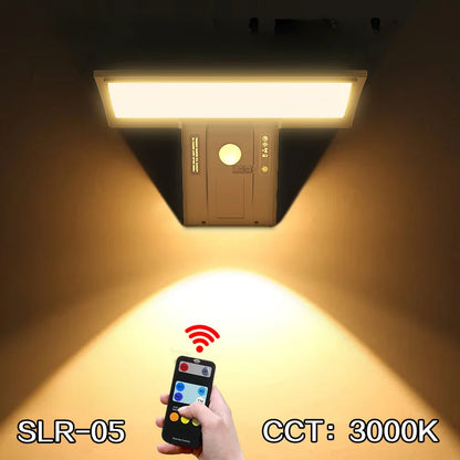Bright Solar Powered Outdoor Wall Light with Motion Sensor - Halri
