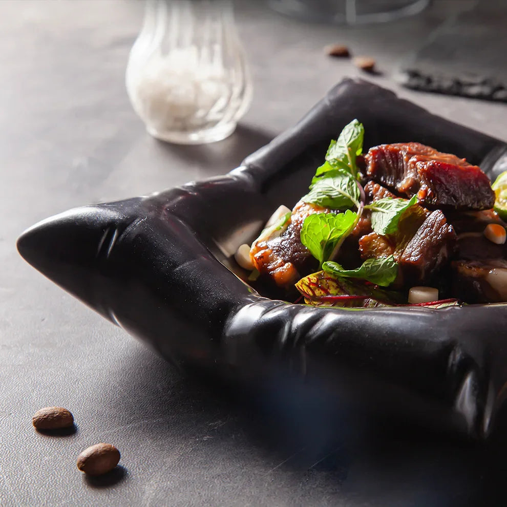 Decorative Stoneware Dinner Plate
