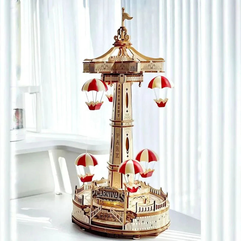 Fun 3D Wooden Carnival Puzzle Kit - Halri