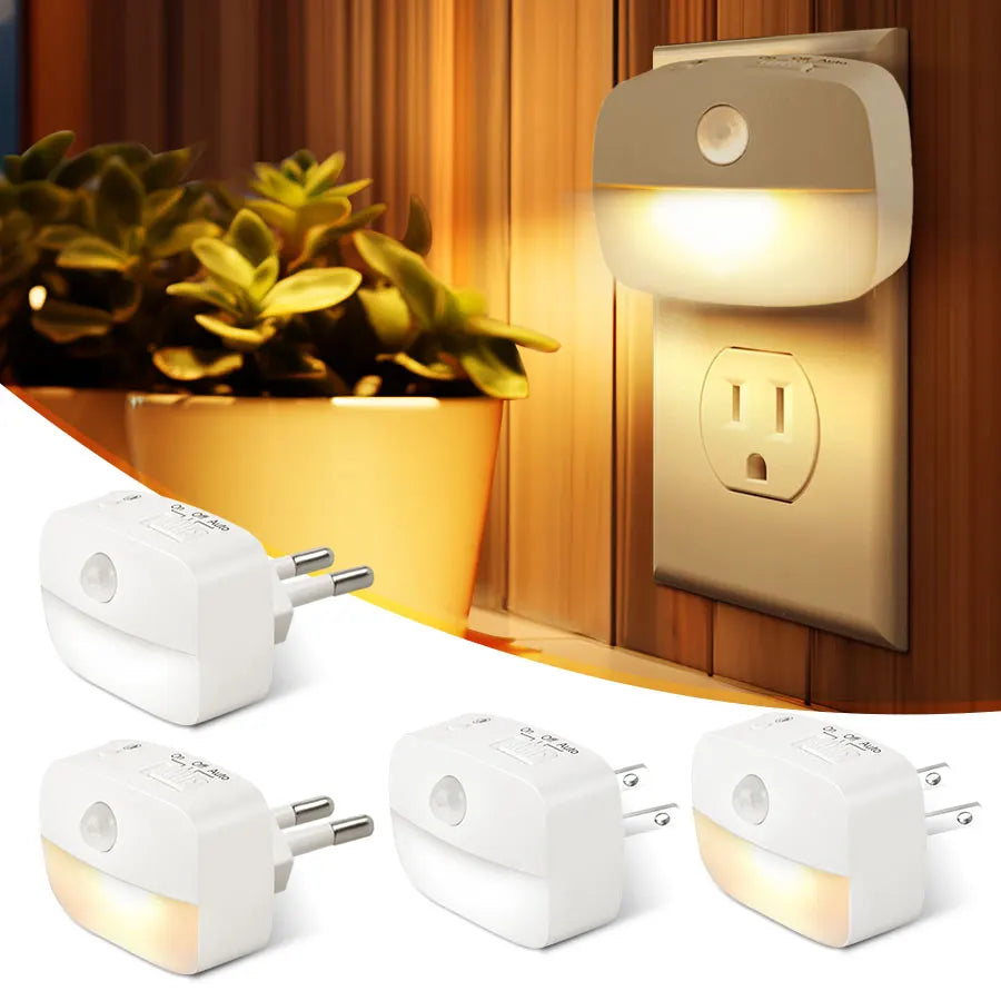 Smart LED Nightlight with Motion Sensor and Dimmer - Halri