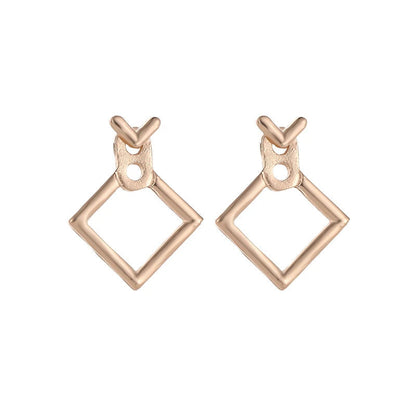 Modern Geometric Drop Earrings - Halri