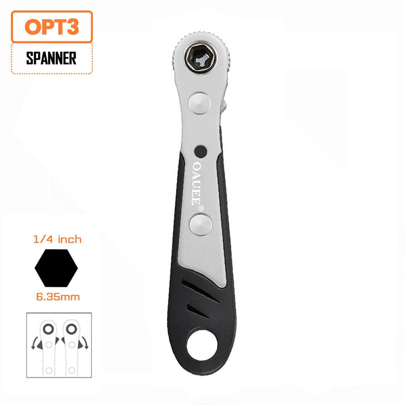 Compact Fast Hex Ratchet Wrench Set