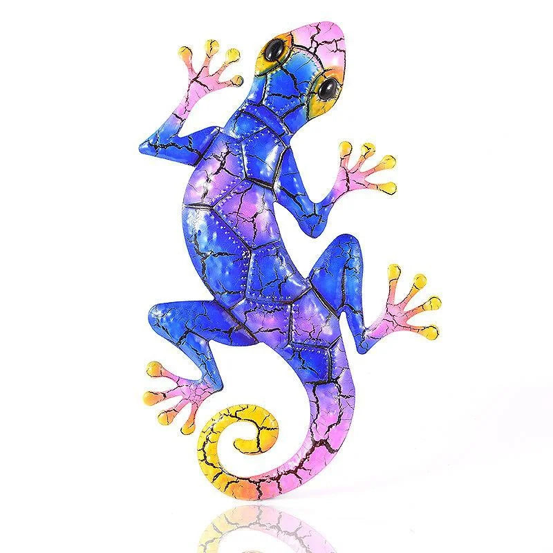 Vibrant Metal Animal Wall Art Decoration - Halri