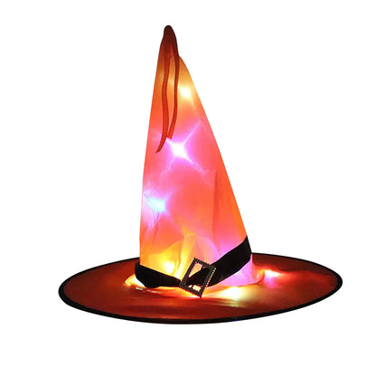 Spooky Glow Witch Hat for Kids and Adults - Halri