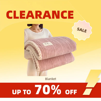 Cozy Plush Throw Blanket Soft Checkered Design - Halri