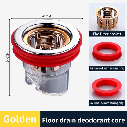 Effective Bathroom Drain Odor Stopper Plug - Halri