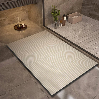 Soft Grip Anti-slip Bath Mat Fast Dry Shower Mat