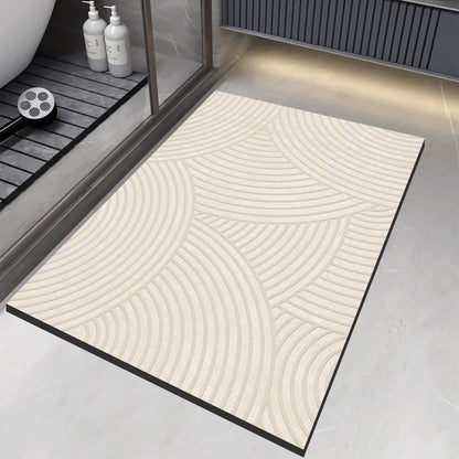 Soft Grip Anti-slip Bath Mat Fast Dry Shower Mat - Halri