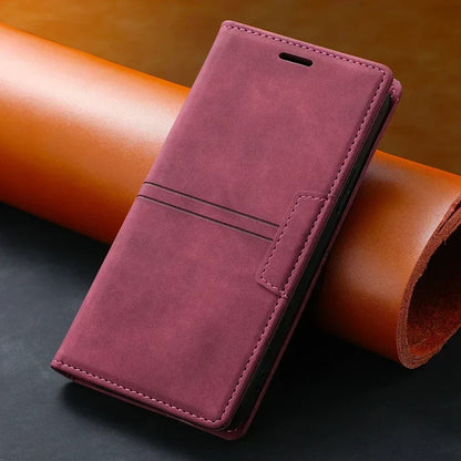 Slim Phone Wallet Case with Secure Snap Shut