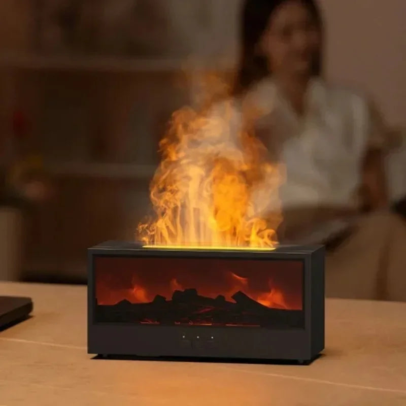 Cozy Home Flame Ultrasonic Mist Humidifier - Halri