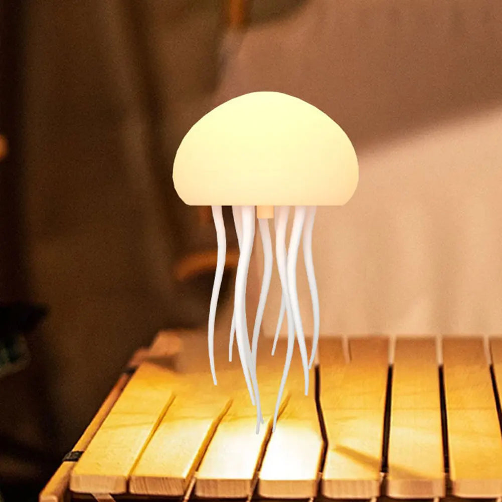 Colorful Glass Jellyfish Table Lamp
