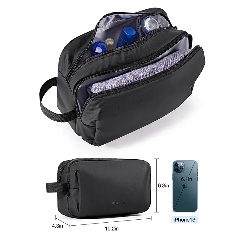 Compact Travel Toiletry Bag for Men and Women