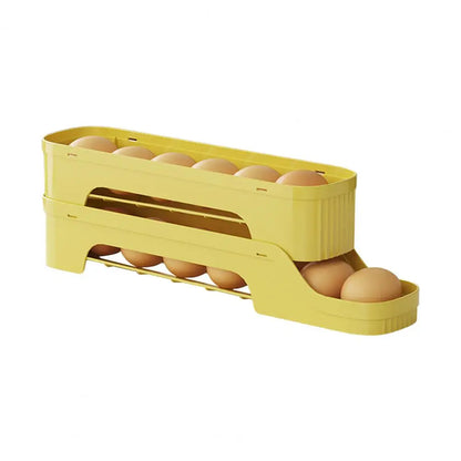 Compact 4 Tier Clear Egg Storage Container