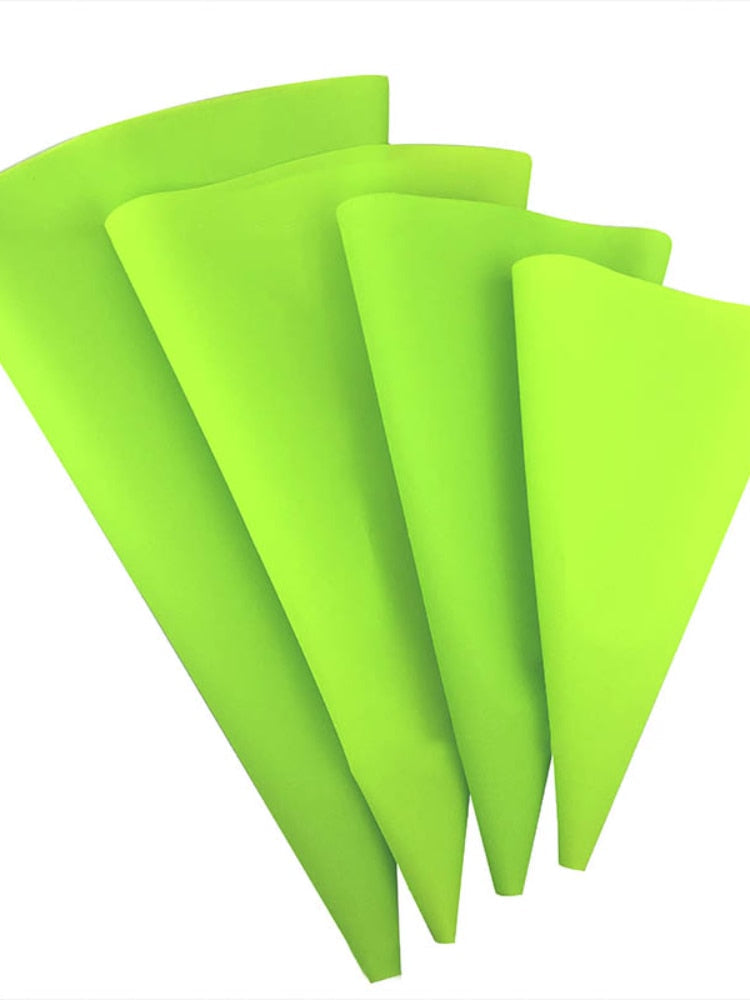 Easy 4Pc Reusable Piping Icing Bags Set