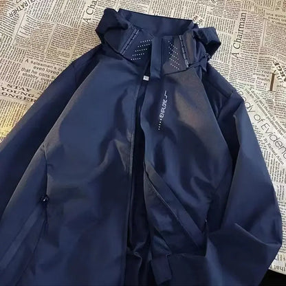 Waterproof Breathable Zip Up Hoodie Jacket
