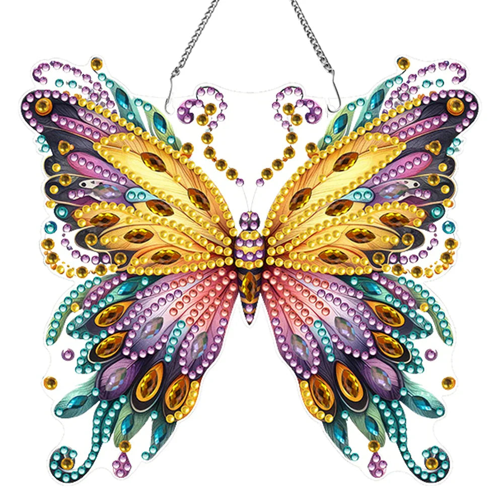 Colorful Butterfly Diamond Art Pendant Decoration