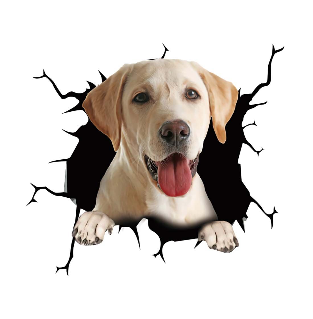 Fun 3D Dog Car Scratch Cover Sticker