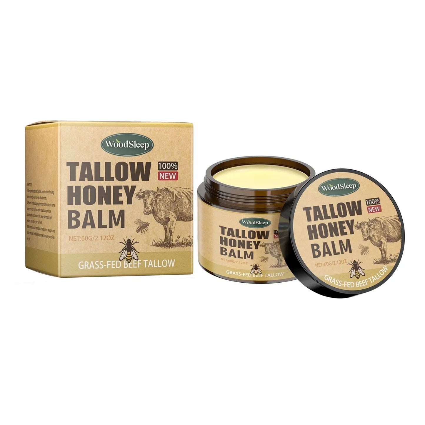Natural Honey Body Balm for Sensitive Skin