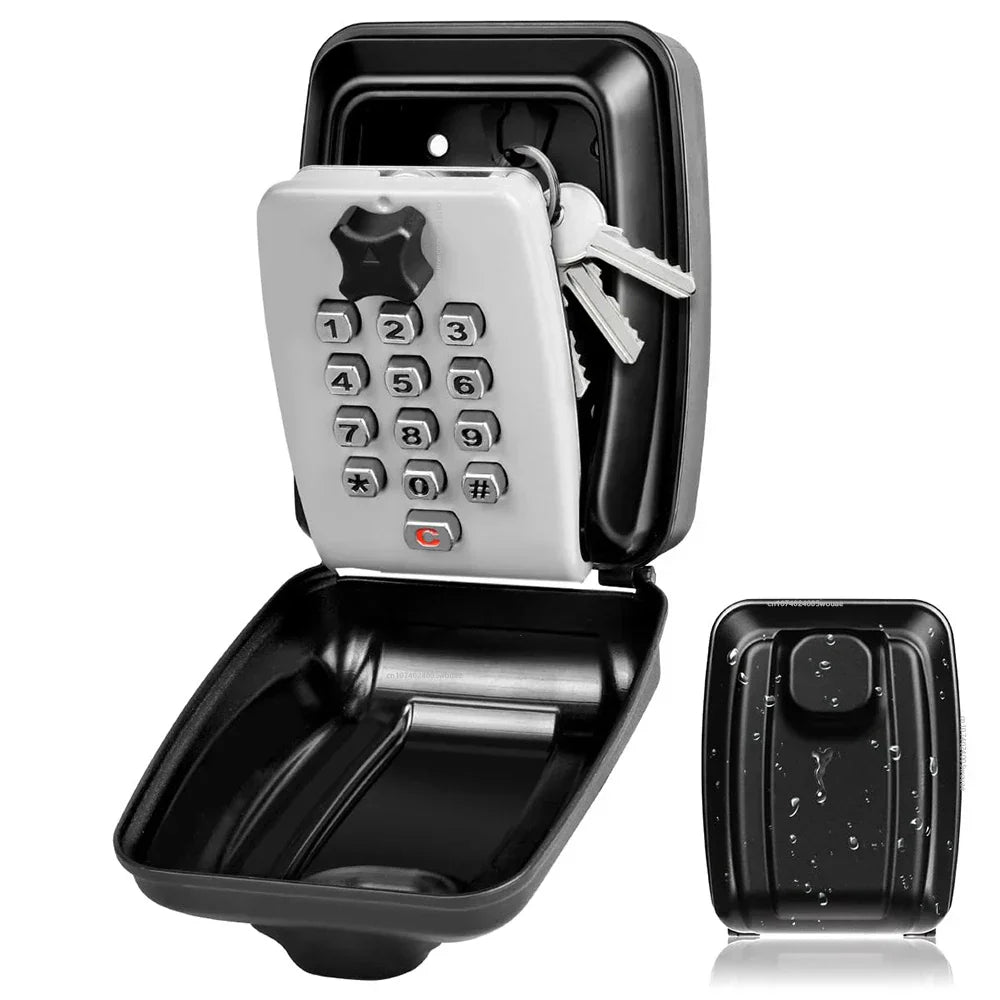 Secure Outdoor Key Lock Box with Combination Lock - Halri