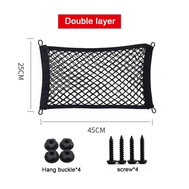 Flexible Car Storage Mesh Pocket Organizer - Halri