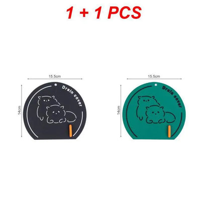 Kitchen Sink Drain Stopper Odor Absorbing Mat