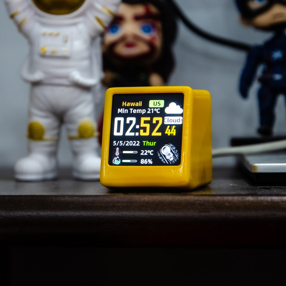 Smart Digital Wifi LED Clock Weather Station