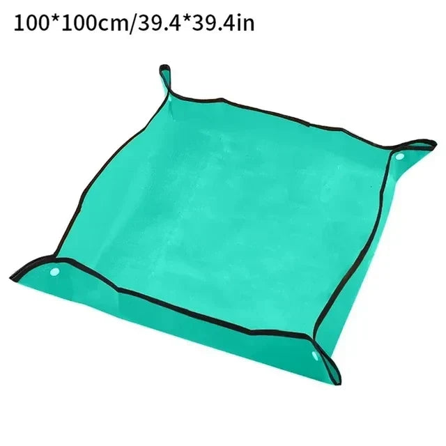 Eco Friendly Garden Soil Tray Waterproof Folding Mat - Halri