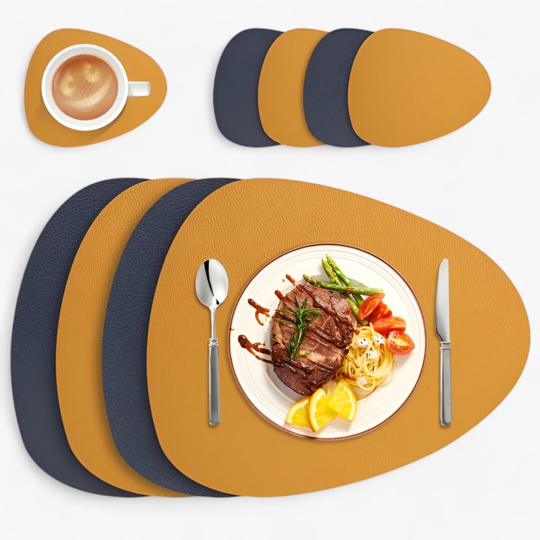 Durable Spill Proof Round Table Mat - Halri