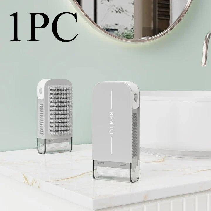 Effective 2-in-1 Cleaning Brush Soap Dispenser