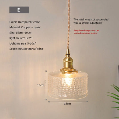 Clear Glass Modern Pendant Light
