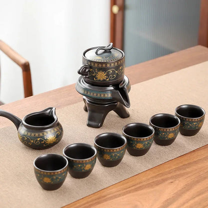 Luxury Chinese Dragon Ceramic Tea Set