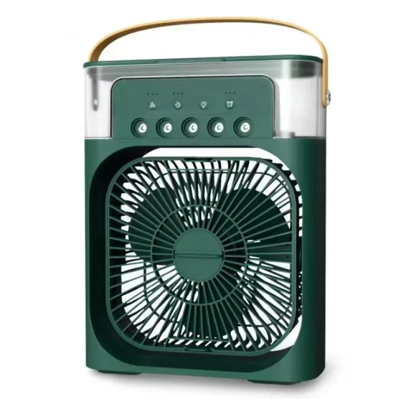 Compact Air Cooler with 3 Fan Speeds and Humidifier