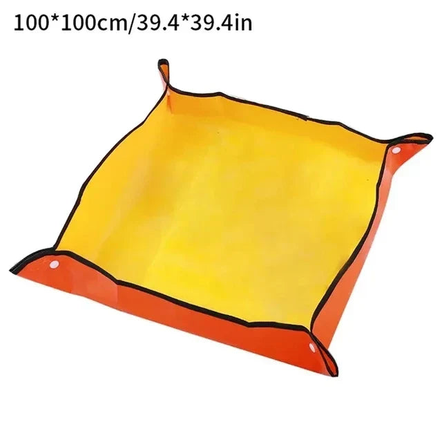 Eco Friendly Garden Soil Tray Waterproof Folding Mat