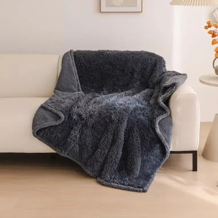 Cozy Plush Throw Blanket Soft Warm Microfiber