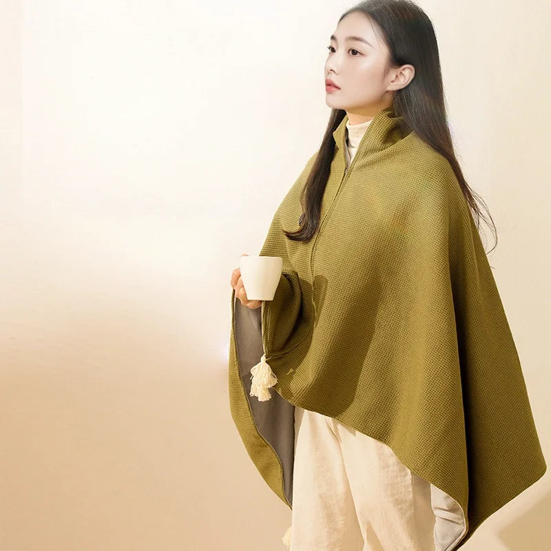 Soft Wearable Electric Heating Wrap Blanket