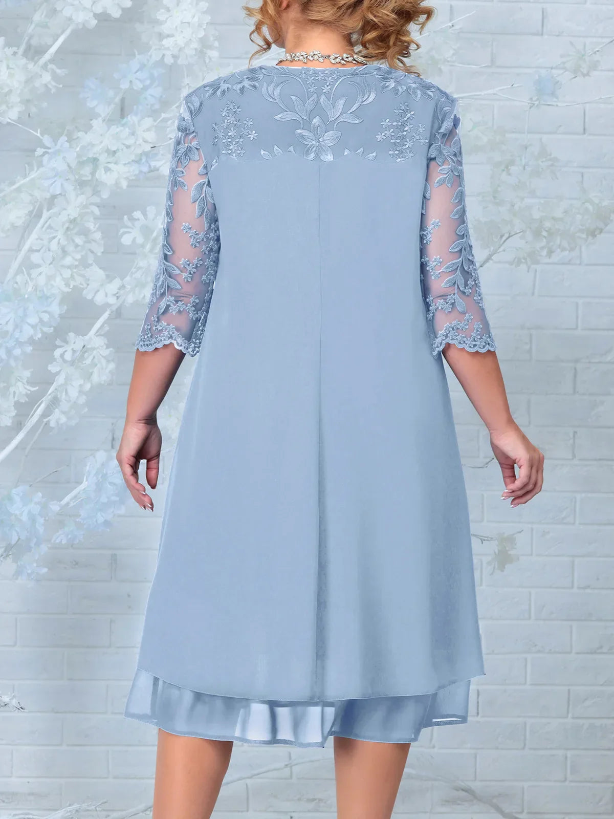 Stylish Large Size Formal Gown