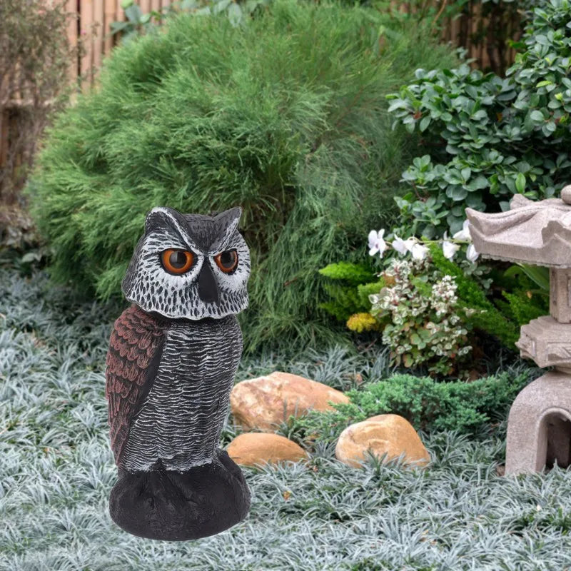 Outdoor Bird Repellent Owl Decoy Statue - Halri