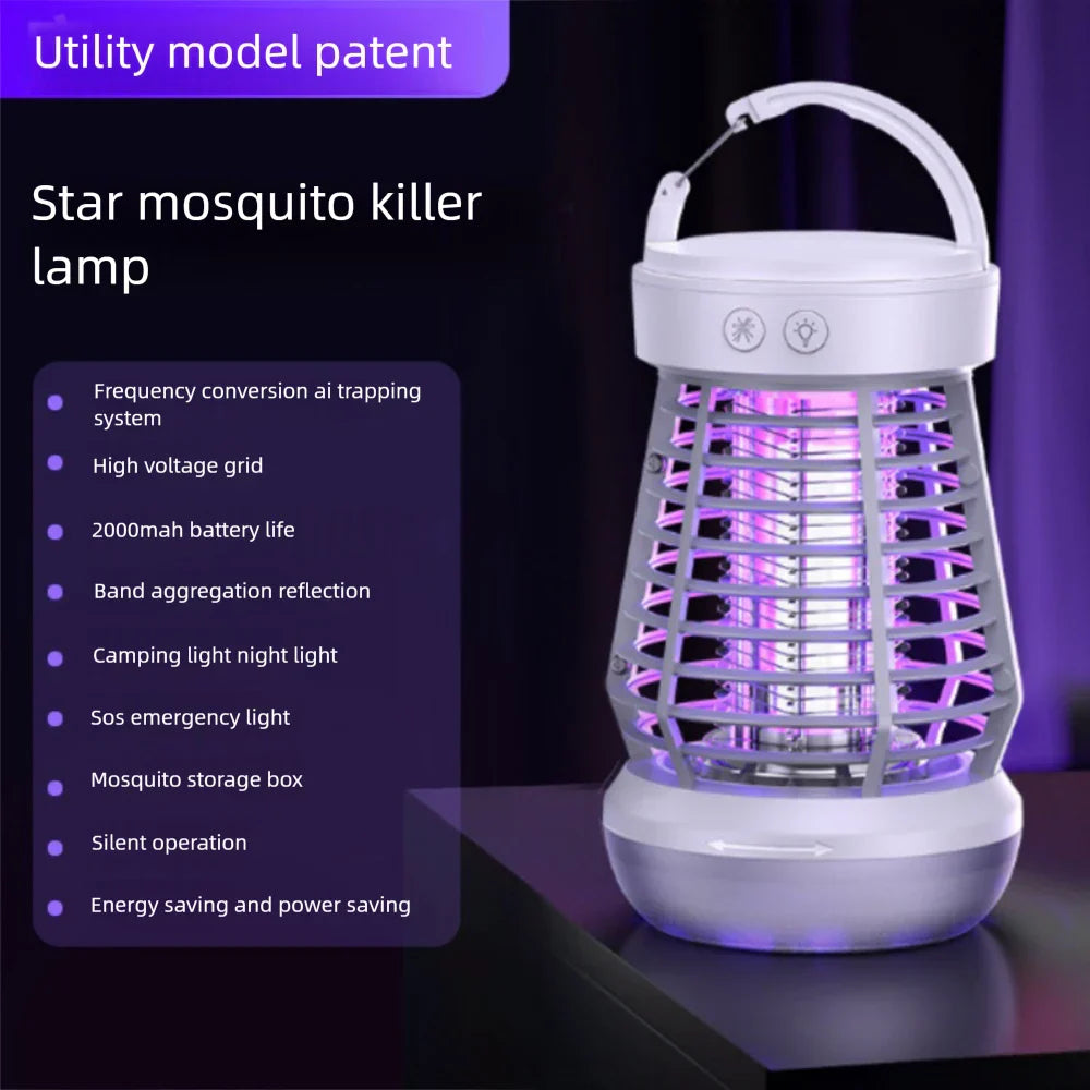 Portable 4-in-1 LED Mosquito Killer Lamp