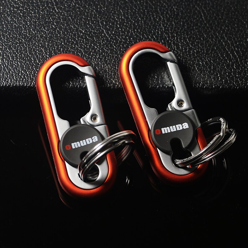 Strong Metal Dual Ring Key Holder Chain