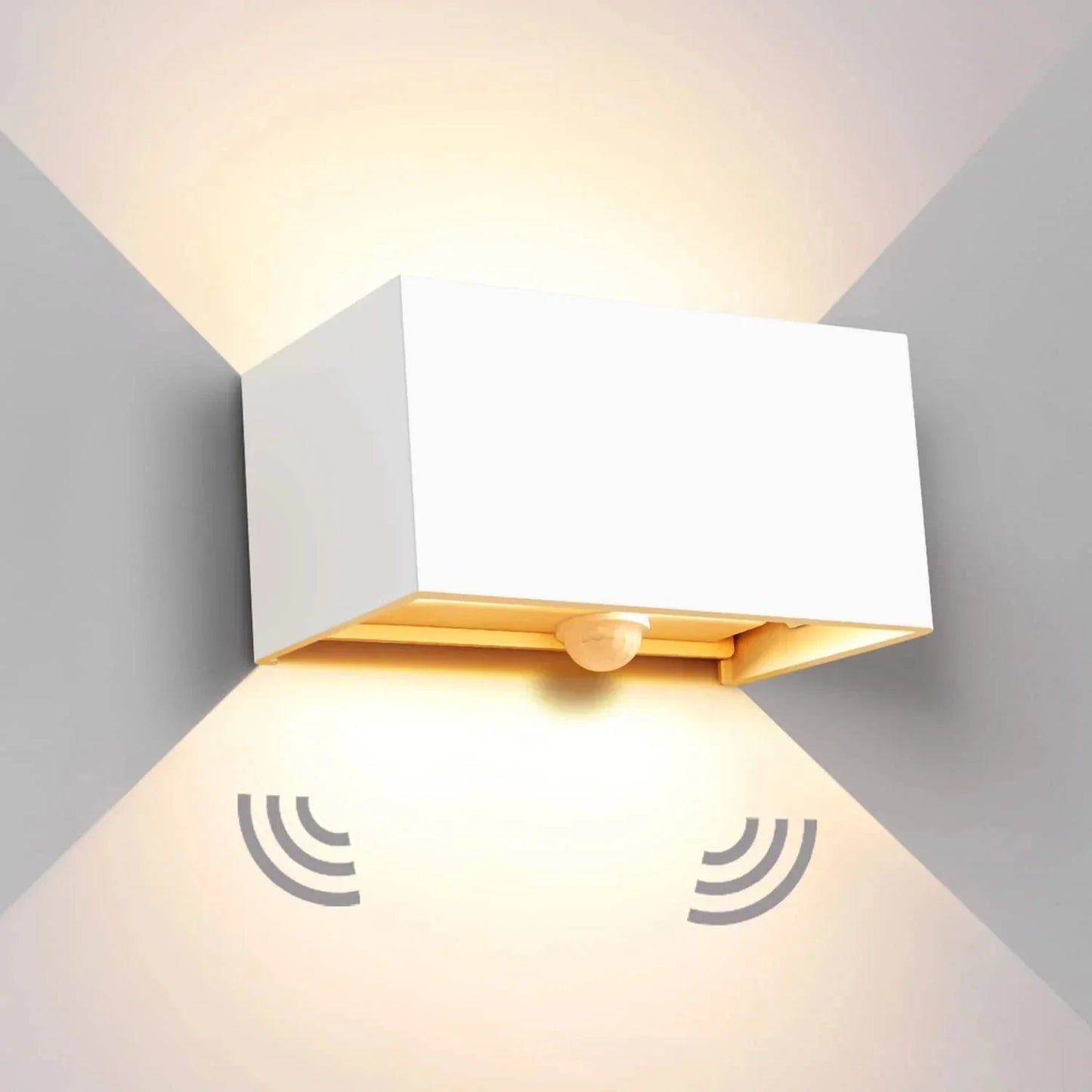 Motion Sensor Outdoor LED Wall Lamp 24W Waterproof - Halri