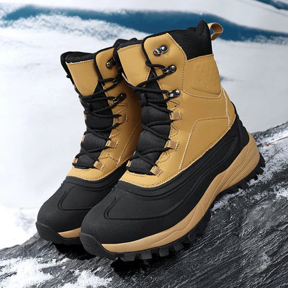 Insulated Waterproof Snow Boots for Men - Halri