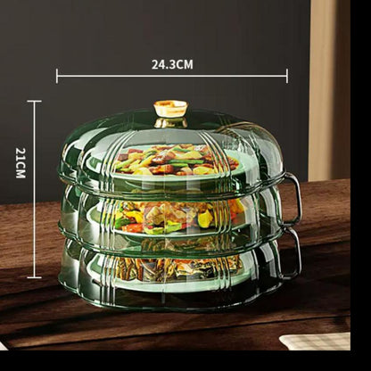 Collapsible Microwave Food Lid Protector